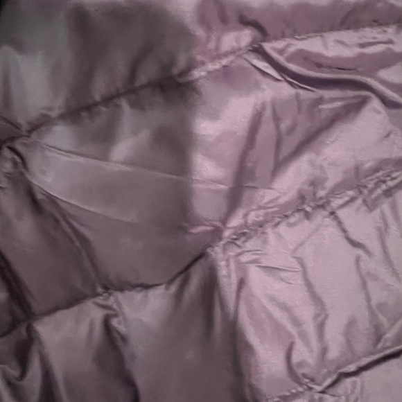Eddie Bauer EB650 Down Filled Purple
Hooded Long Packable Puffer Coat  M - Picture 12 of 13